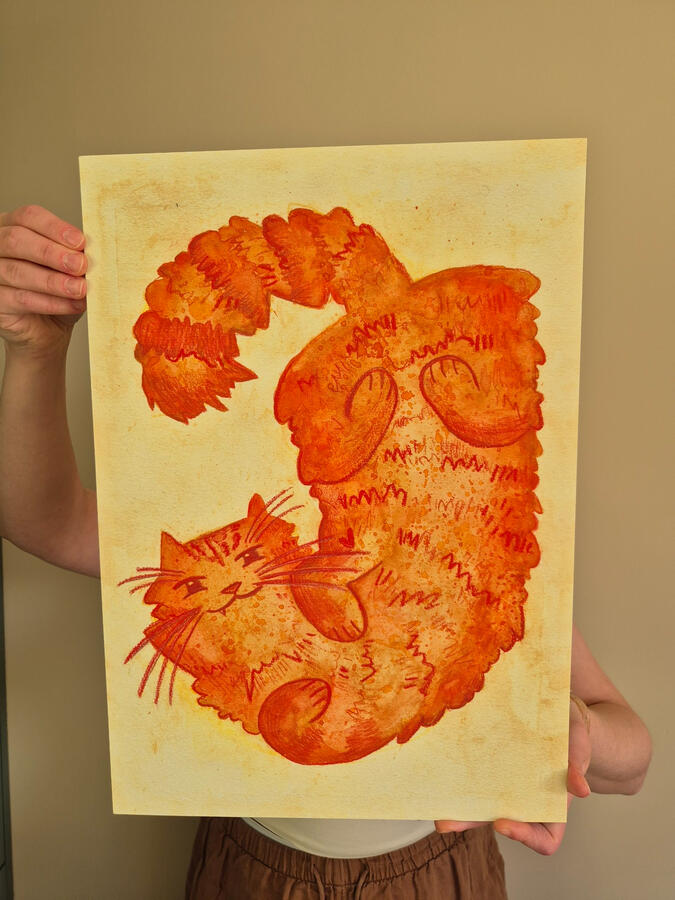 30x42cm print 270gsm fine art paper, inks