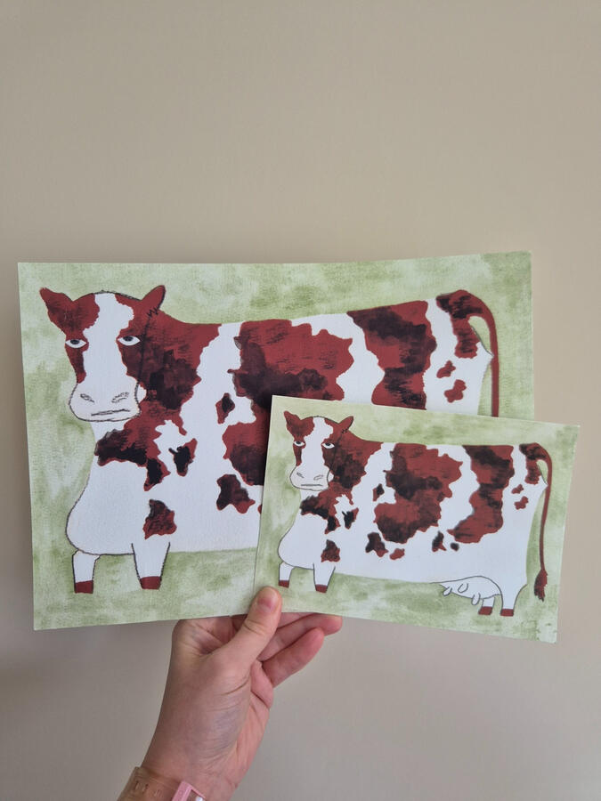21x30cm and 13x18cm prints 270gsm fine art paper, inks